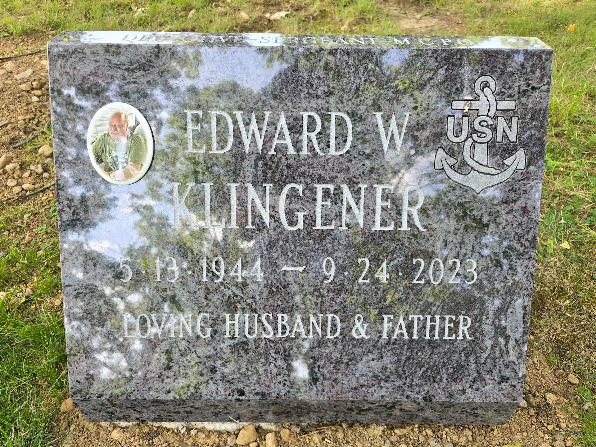 granite Catholic Headstone hand-carved by Catholic Memorials in NJ — image 8